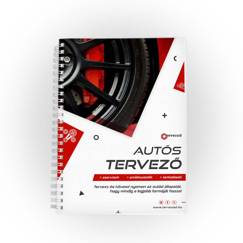 Autós tervező vörös