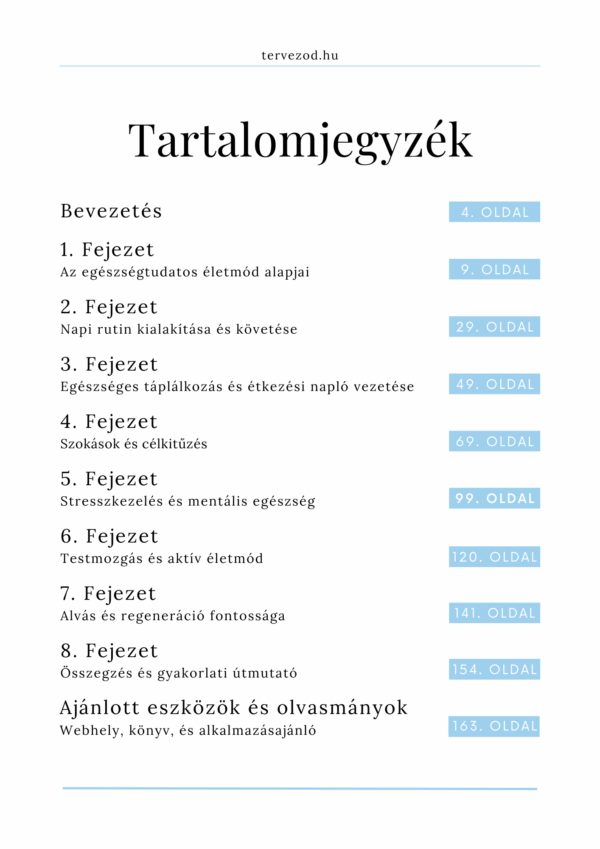 Egészség & Életmód Tervezés e-book - Image 2